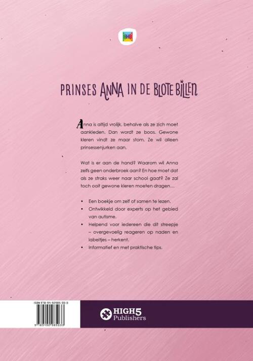 Prinses Anna in de blote billen