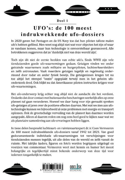 UFO’s: de 100 meest indrukwekkende ufo-dossiers