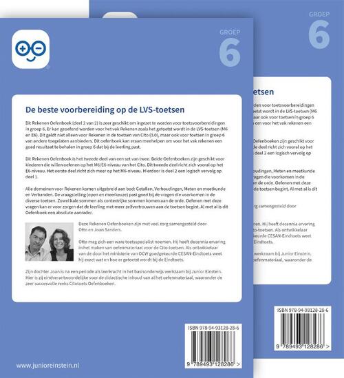 Rekenen Oefenboeken Compleet deel 1 en 2 groep 6