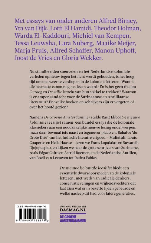 De nieuwe koloniale leeslijst