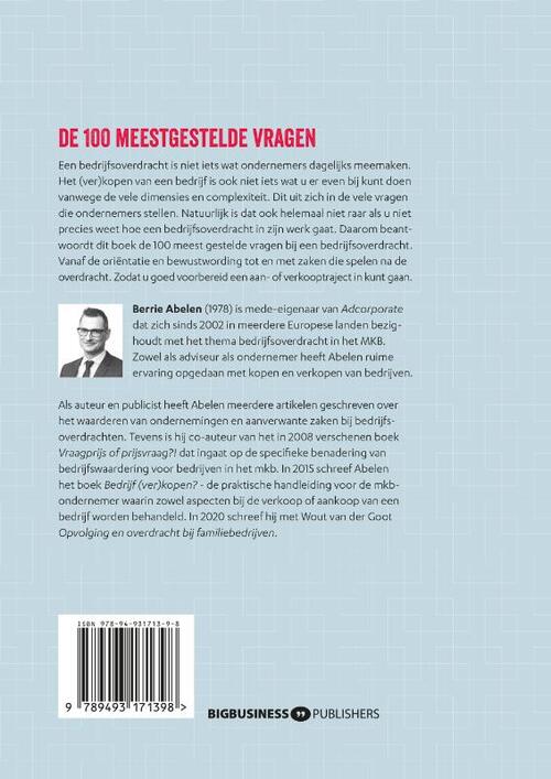 100 Meestgestelde Vragen Bij Een Bedrijfsoverdracht