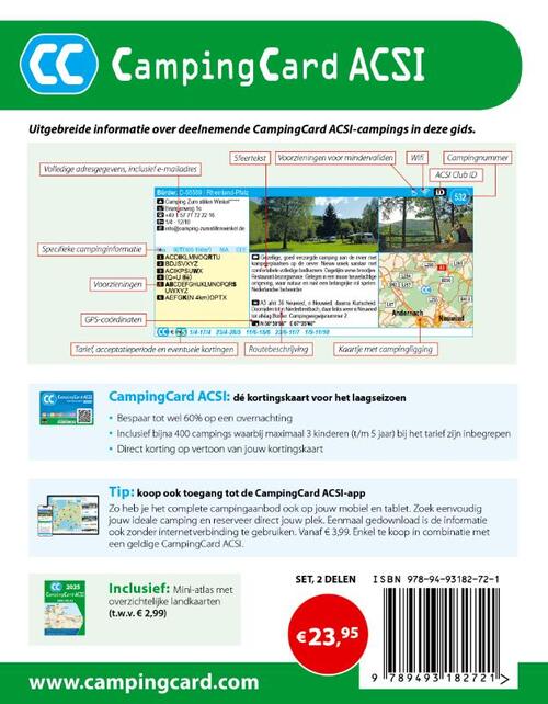 CampingCard ACSI 2025 (set)