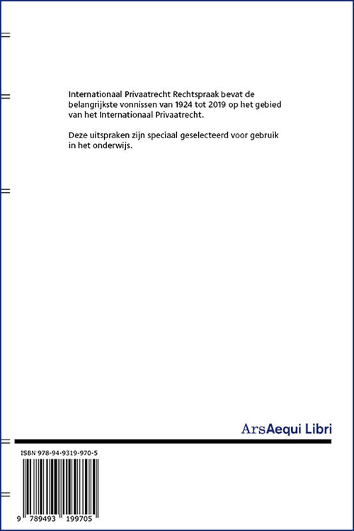 Jurisprudentie Internationaal Privaatrecht 2022