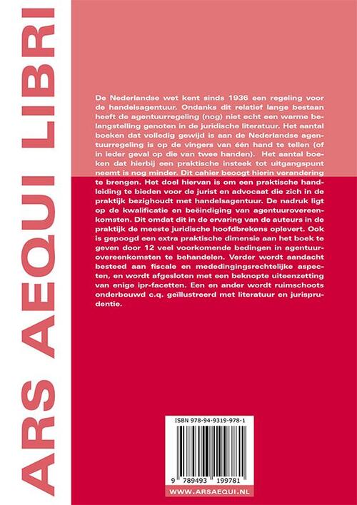 De agentuurovereenkomst