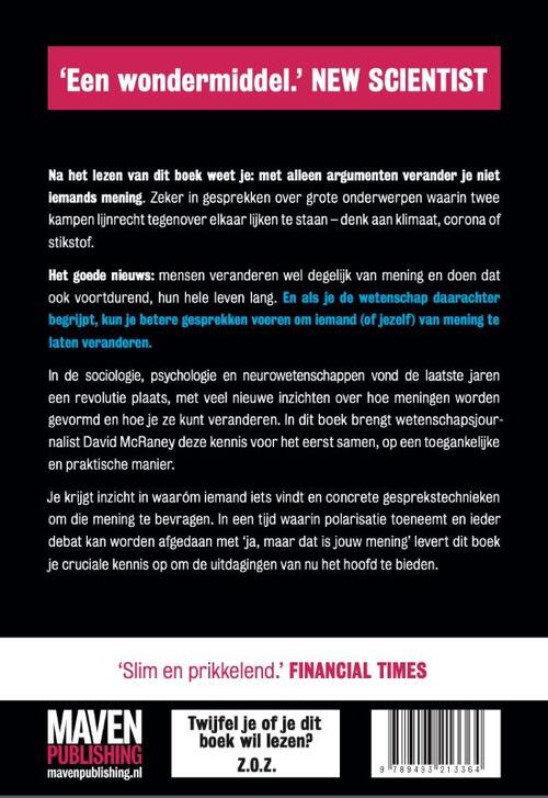 Hoe verander je een mening?
