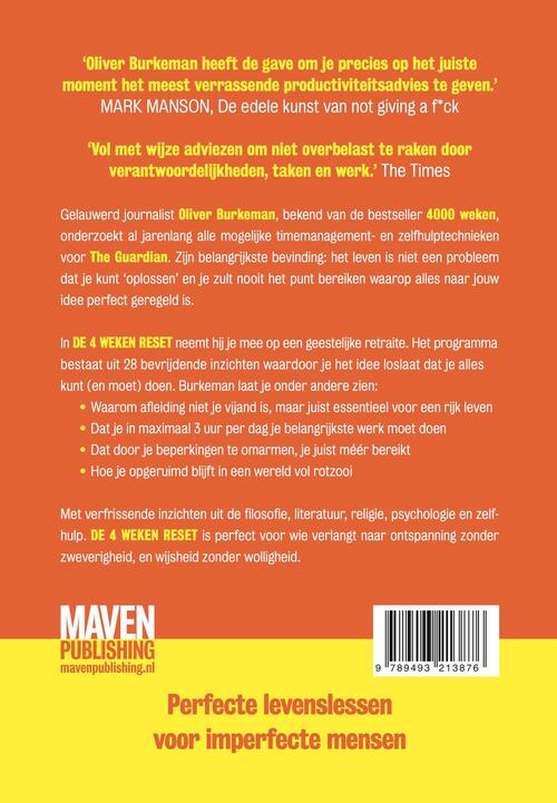 De 4 weken reset