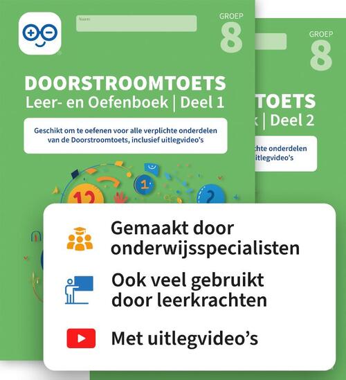 Doorstroomtoets Leer- en Oefenboeken | Deel 1 en 2