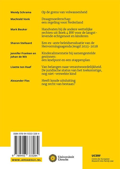 Actuele ontwikkelingen in het familierecht