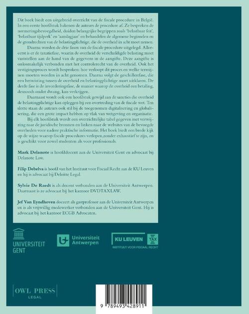 De fiscale procedure