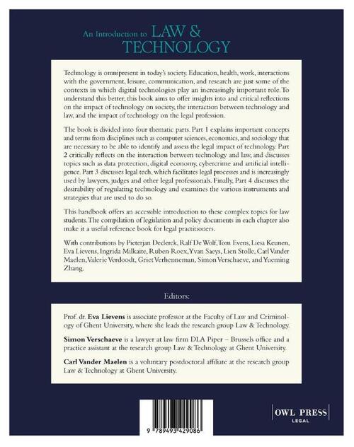 An introduction to Law & Technology