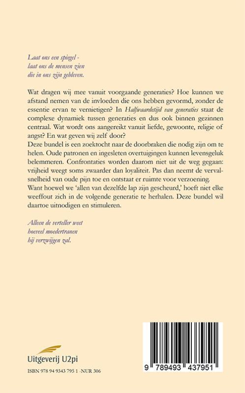 Halfwaardetijd van generaties