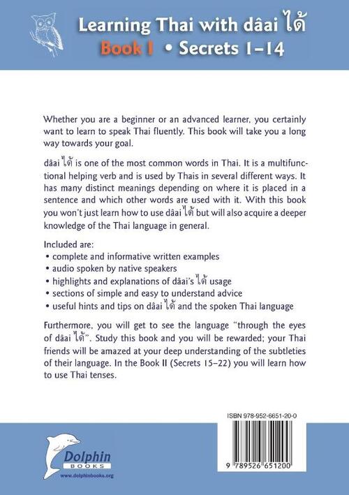 Manik, D: Learning Thai with dâai ได้ Book