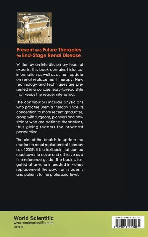 Present And Future Therapies For End-stage Renal Disease