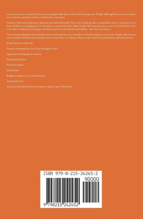 Anorexia Nervosa Learning about Anorexia
