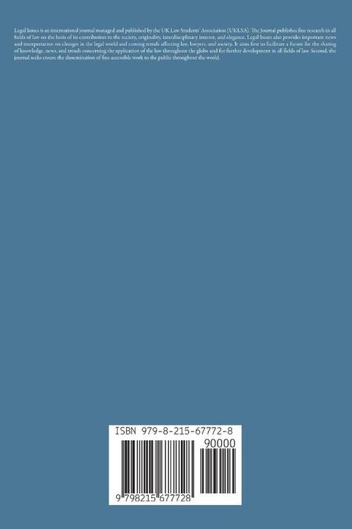 Legal Issues Journal 5(1)