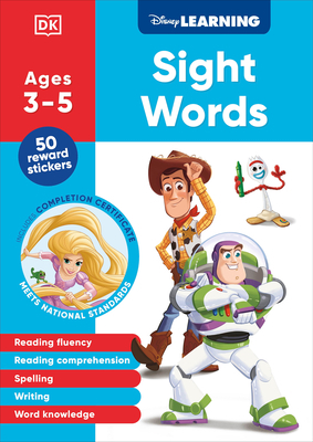 Disney Learning Sight Words (Ages 3-5): Preschool English Reading, Spelling, Writing Workbook for Kids, Curriculum-Based