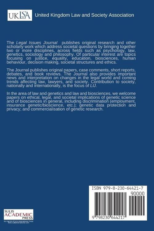 Legal Issues Journal (Volume 10 Issue 1)