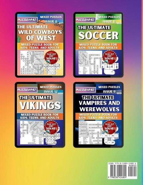 The Ultimate Sports Mixed Puzzle Book for Kids, Teens, and Adults