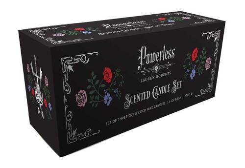 Lauren Roberts: Powerless Trilogy Scented Glass Candle Set (Set of 3)