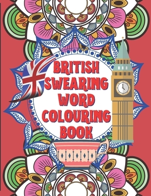 British Swearing word colouring book