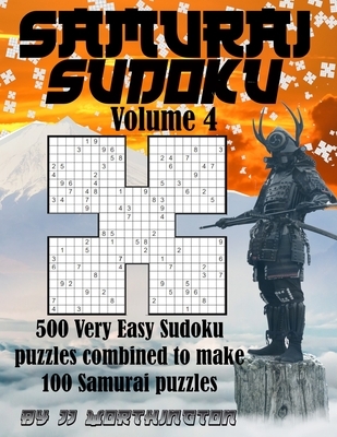 Samurai Sudoku Large Print for Adults and Kids: 500 Individual Very Easy Sudoku Puzzles Interlinked to Form 100 Samurai Sudoku Master Puzzles
