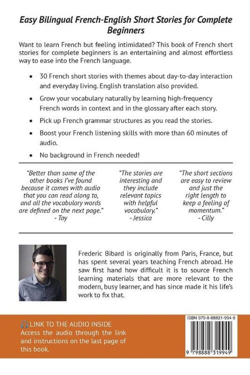 30 French Short Stories for Complete Beginners