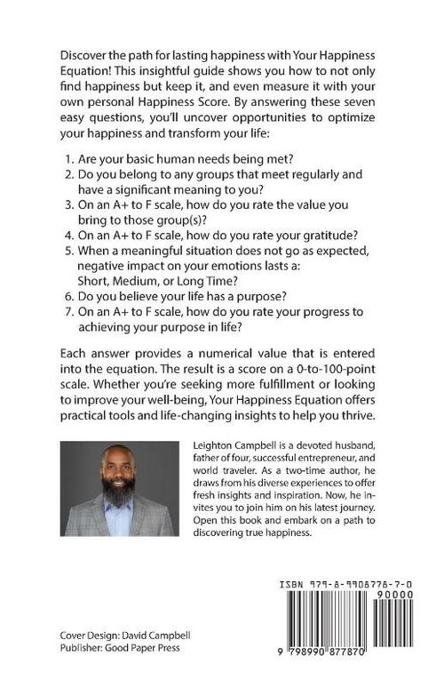 Your Happiness Equation