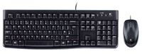 Toetsenbord Logitech MK120 Qwerty + Muis Usb Zwart
