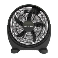 Vloerventilator Brasq Ø 50CM Zwart