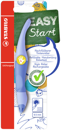 Rollerpen Stabilo Easyoriginal Linksh M Pastel Luchtig Blauw Blister