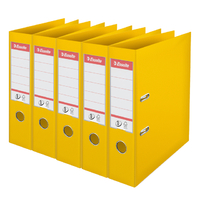Ordner Esselte No 1 Power PP 75 MM Geel 5 Stuks