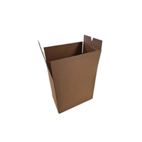 Flesverpakking Iezzy 6 Vakken Bruin 10 Stuks