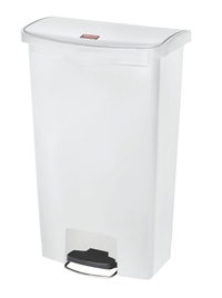 Pedaalemmer Rubbermaid Slim Jim Step-On 68Liter Wit