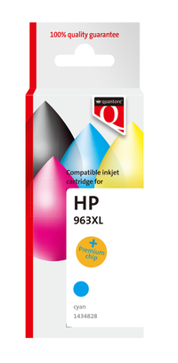 Inktcartridge Quantore Alternatief TBV HP 963XL 3Ja27Ae HC Blauw
