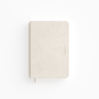 Notitieboek De Kempen Cotton Vanilla 110X160MM Blanco 160 Pag 90GR Wit