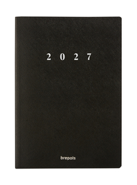 Agenda 2027 Brepols Essential Urban 7Dagen/2Pagina's Urban Zwart