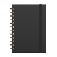 Notitieboek A6 Atelier 44 Spir HC Pu ZW