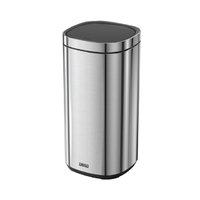 Afvalbak Desq Touch 30 Liter RVS Zilver