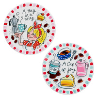 Blond X Senseo Onderzetters, Set Van 2