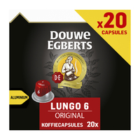 Douwe Egberts Koffiecups Lungo 6 Original 20 Stuks