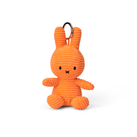 Miffy Keychain Eco Corduroy Orange - 10 CM