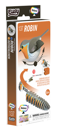 Eugy 3D Vogel Roodborstje