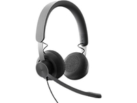 Headset Logitech Zone Wired Zwart