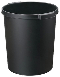 Papierbak Djois Re-Solution 15Liter Met Griprand Zwart