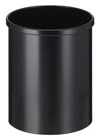 Papierbak Vepabins Rond Ø25.5CM 15 Liter Zwart