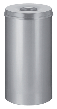 Papierbak Met Vlamdover Vepabins 50Liter 33.5CM Grijs