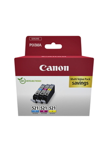 Inktcartridge Canon CLI-521 3 Kleuren