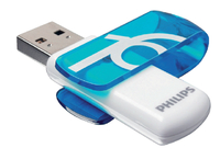 Usb Stick 2.0 Philips Vivid Usb-A 16GB Blauw