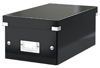 DVD-Opbergdoos Leitz Click & Store Wow Gerecycled Karton 206X147X352MM Zwart