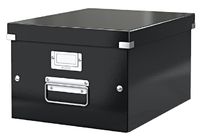 Opbergdoos Leitz Click & Store Wow Middel Gerecycled Karton 281X200X370MM Zwart